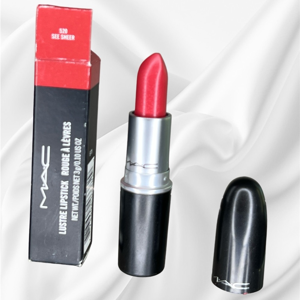 MAC Lustreglass Lipstick SEE SHEER 520